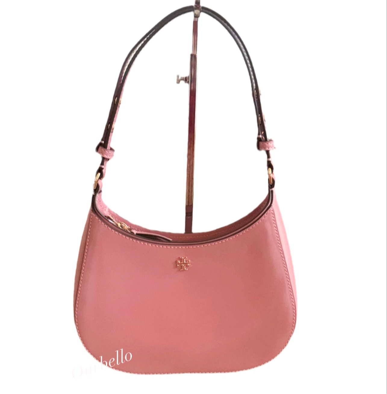 NWT Tory Burch Emerson Patent Leather Shoulder Bag in Pink