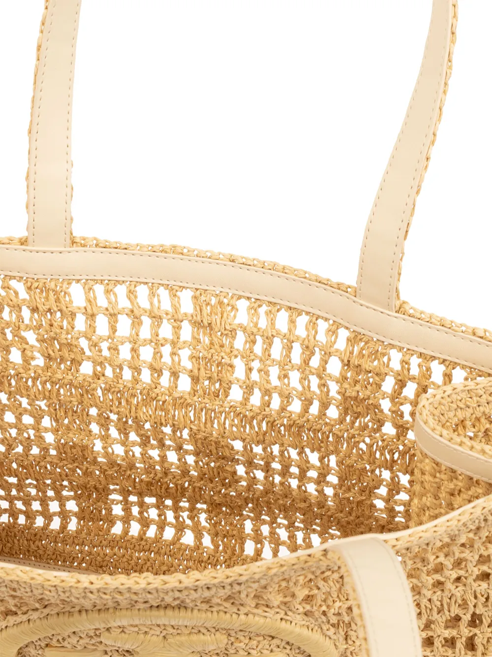 TORY BURCH - Women Ella Hand-Crocheted Small Tote