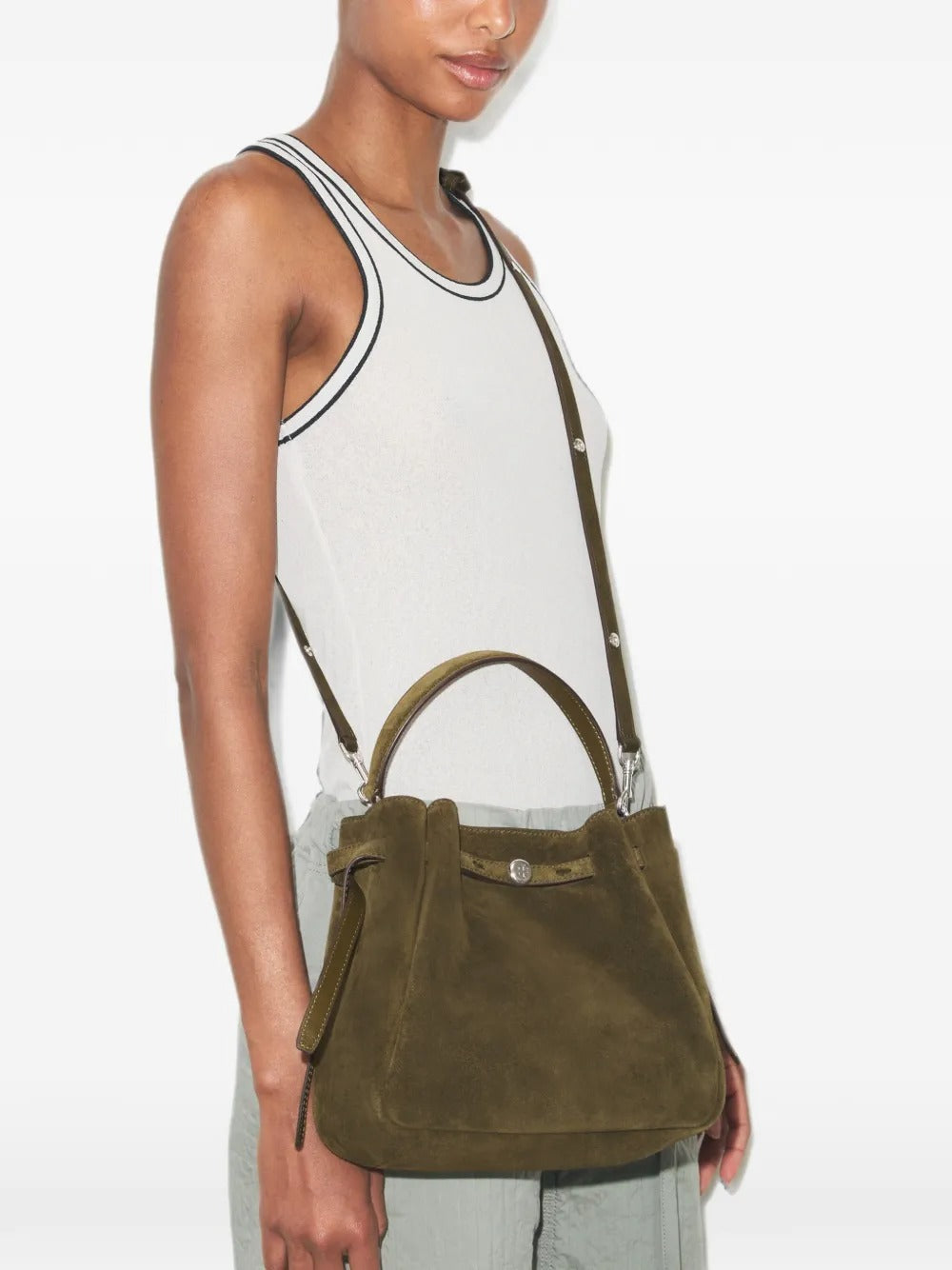 TORY BURCH - Women Romy Suede Bucket Bag