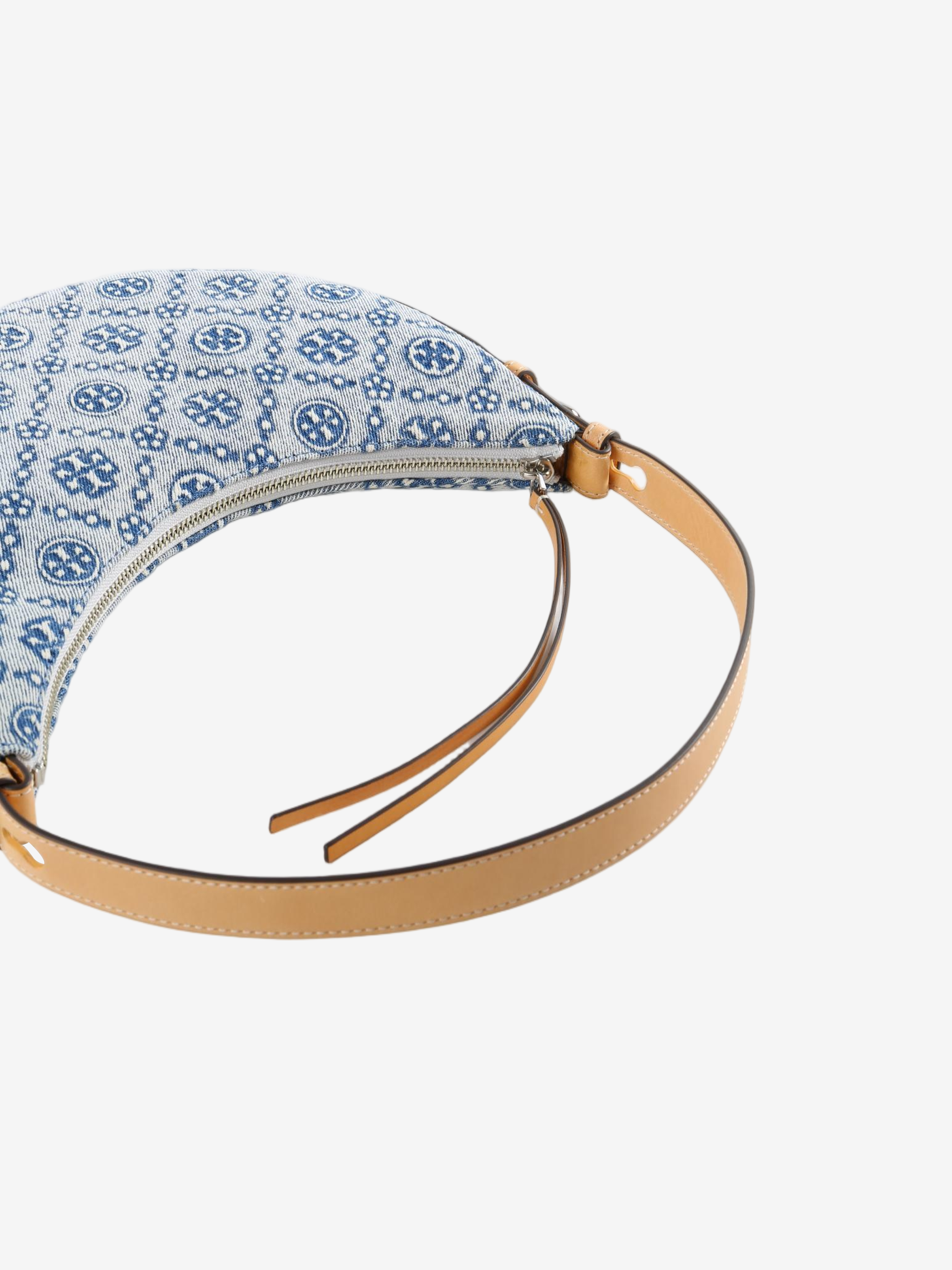 TORY BURCH - Women Romy Denim Half Moon Bag