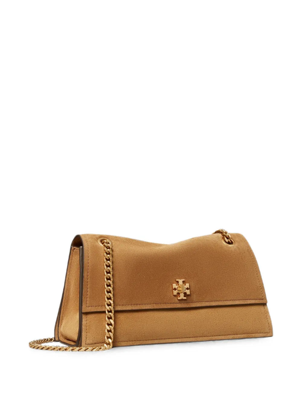 TORY BURCH - Women Kira Turnlock Suede Shoulder Bag