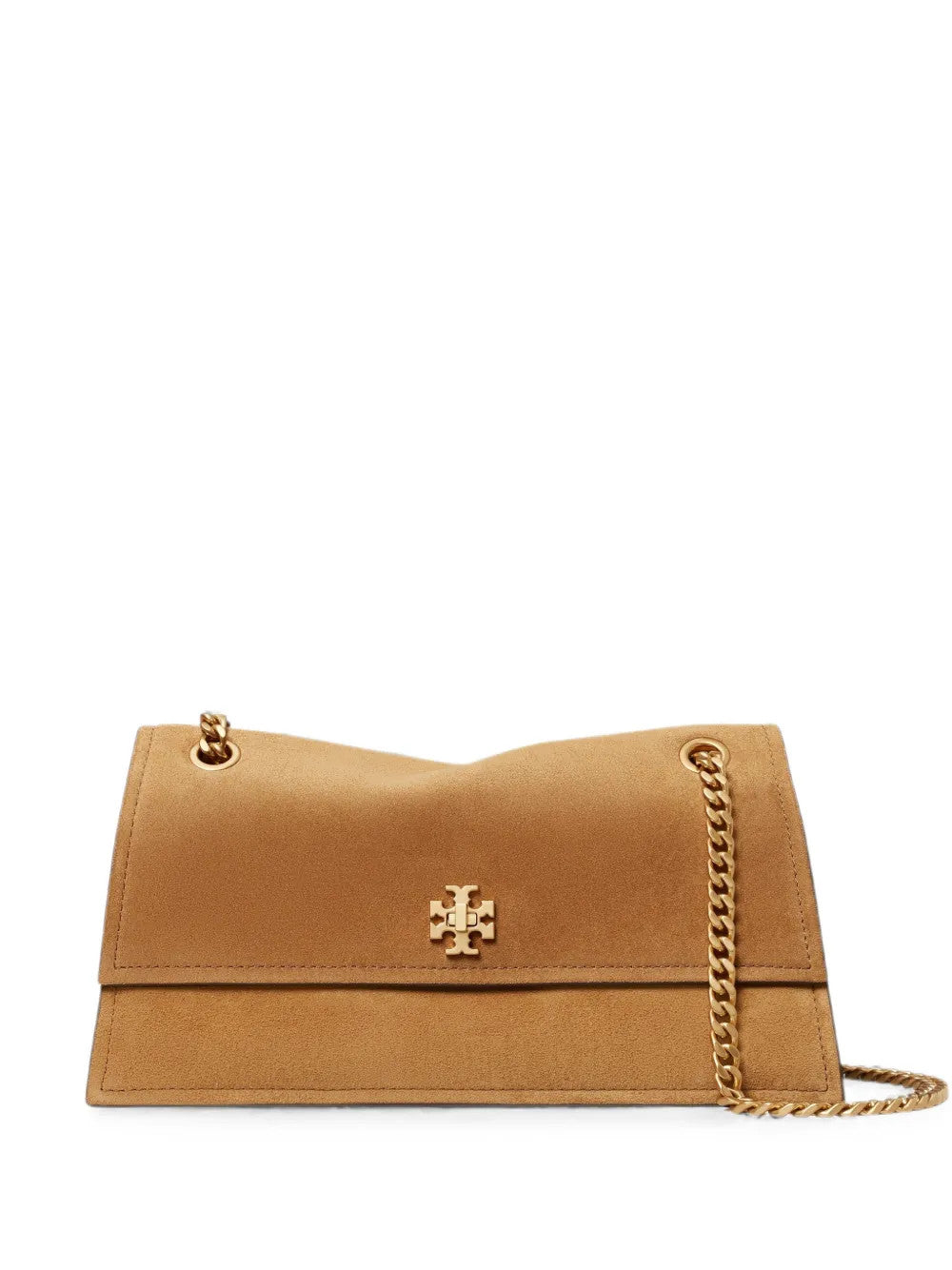 TORY BURCH - Women Kira Turnlock Suede Shoulder Bag