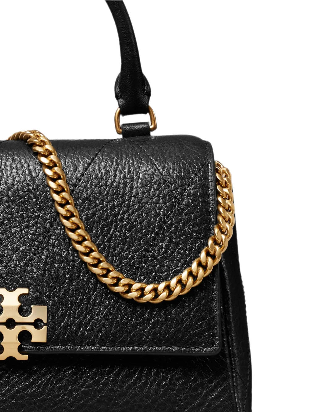 TORY BURCH - Women Mini Charlie Quilted Top Handle Crossbody Bag