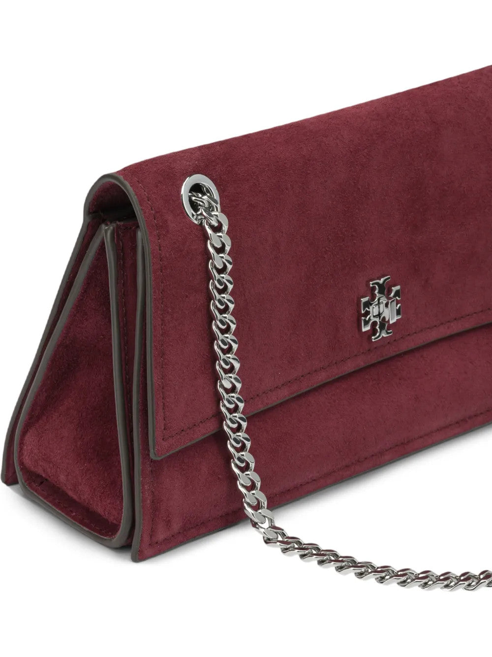 TORY BURCH - Women Kira Turnlock Suede Shoulder Bag