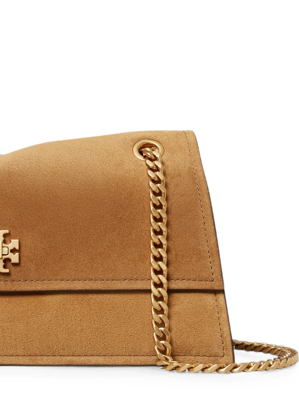 TORY BURCH - Women Kira Turnlock Suede Shoulder Bag