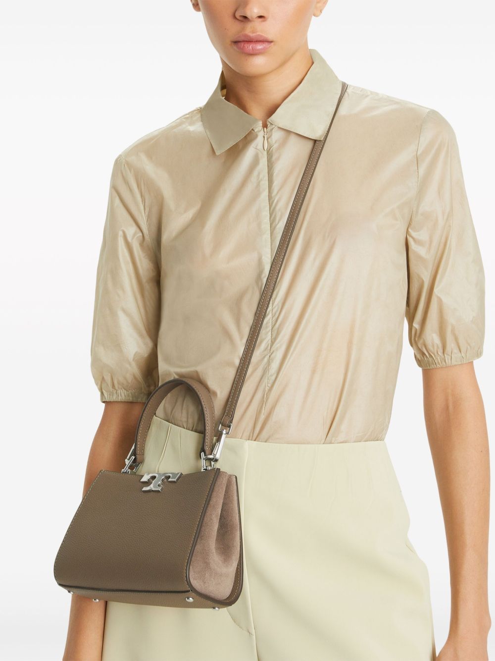 TORY BURCH - Women Eleanor Pebbled Mini Satchel