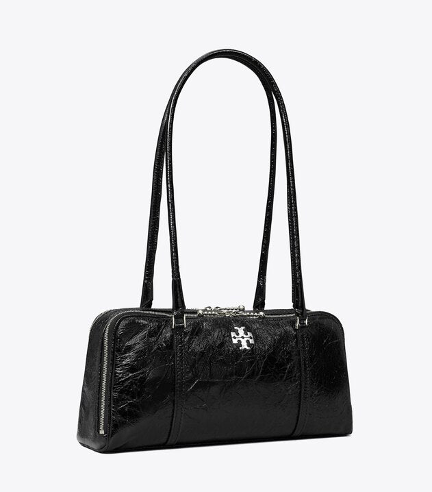 Tory Burch Women's Crinkle Leather Small Marshmallow Satchel