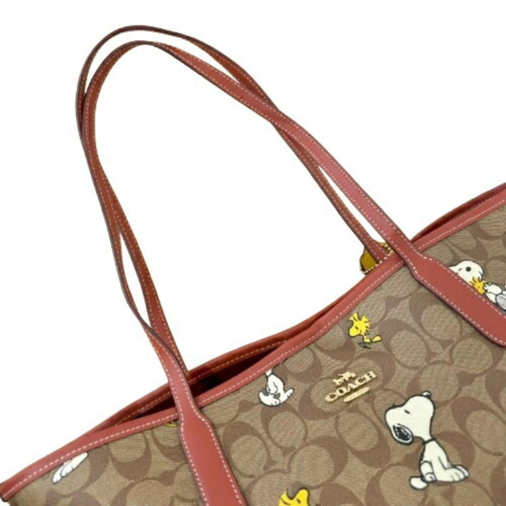 Coach Signature Leather Tote Bag (Pre-Owned)
