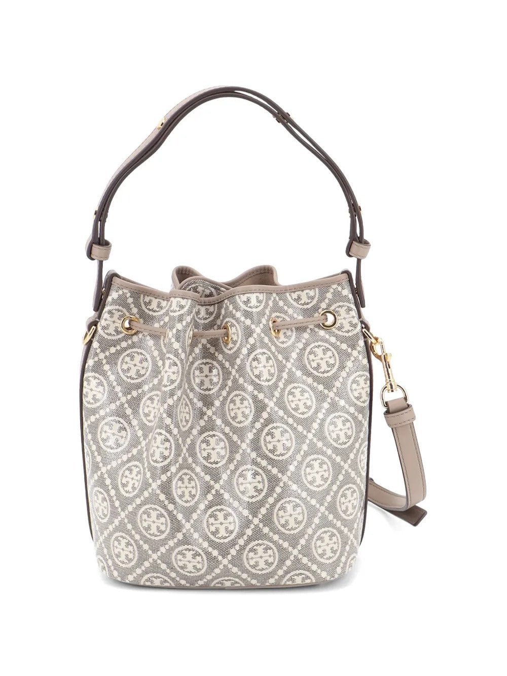 TORY BURCH - Women T Monogram Coated Jacquard Bucket Bag