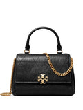 TORY BURCH - Women Mini Charlie Quilted Top Handle Crossbody Bag